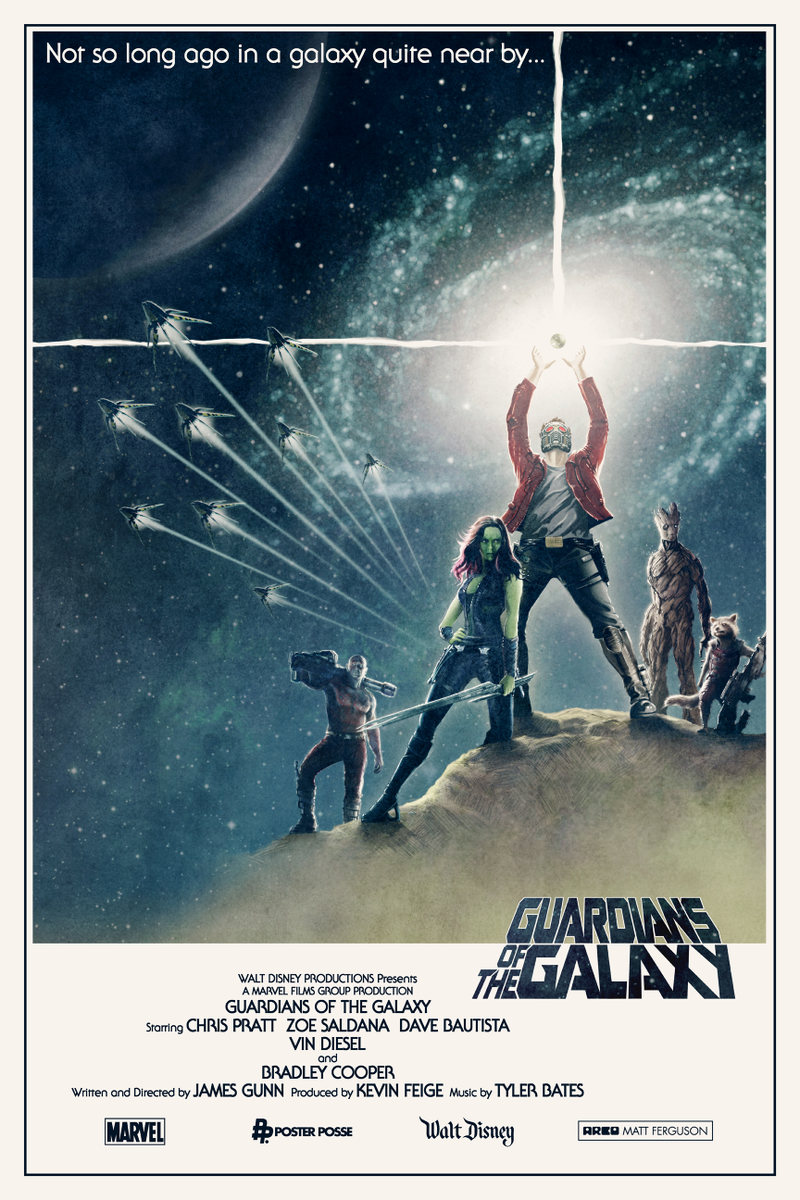 Illustration for article titled There are a lot of fan-made posters for Guardians Of The Galaxy already